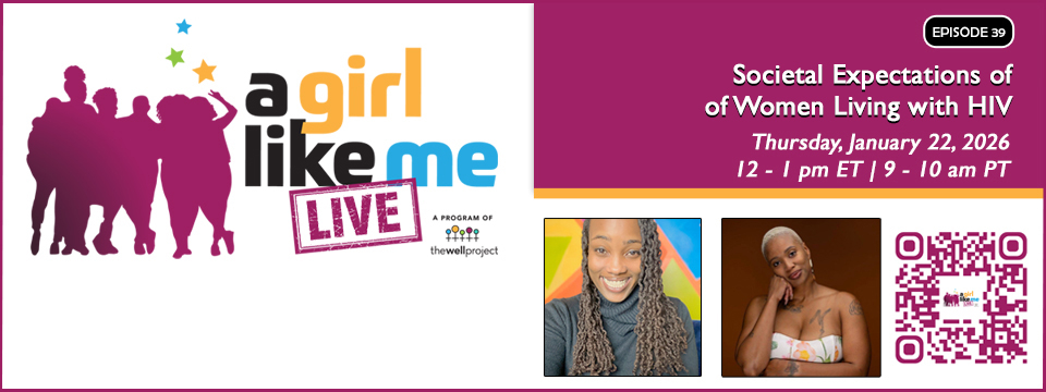 Flyer for A Girl Like Me LIVE event with headshots on Ciarra "Ci Ci" Brown and Lynette Trawick, as well as event details and a QR code to register.