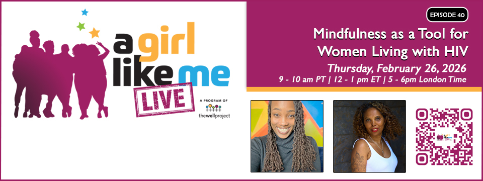 Flyer for A Girl Like Me LIVE event with headshots of Ciarra "Ci Ci" Brown and Louise Vallace, as well as event details and a QR code to register.