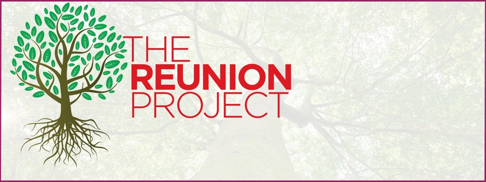 Logo for The Reunion Project.