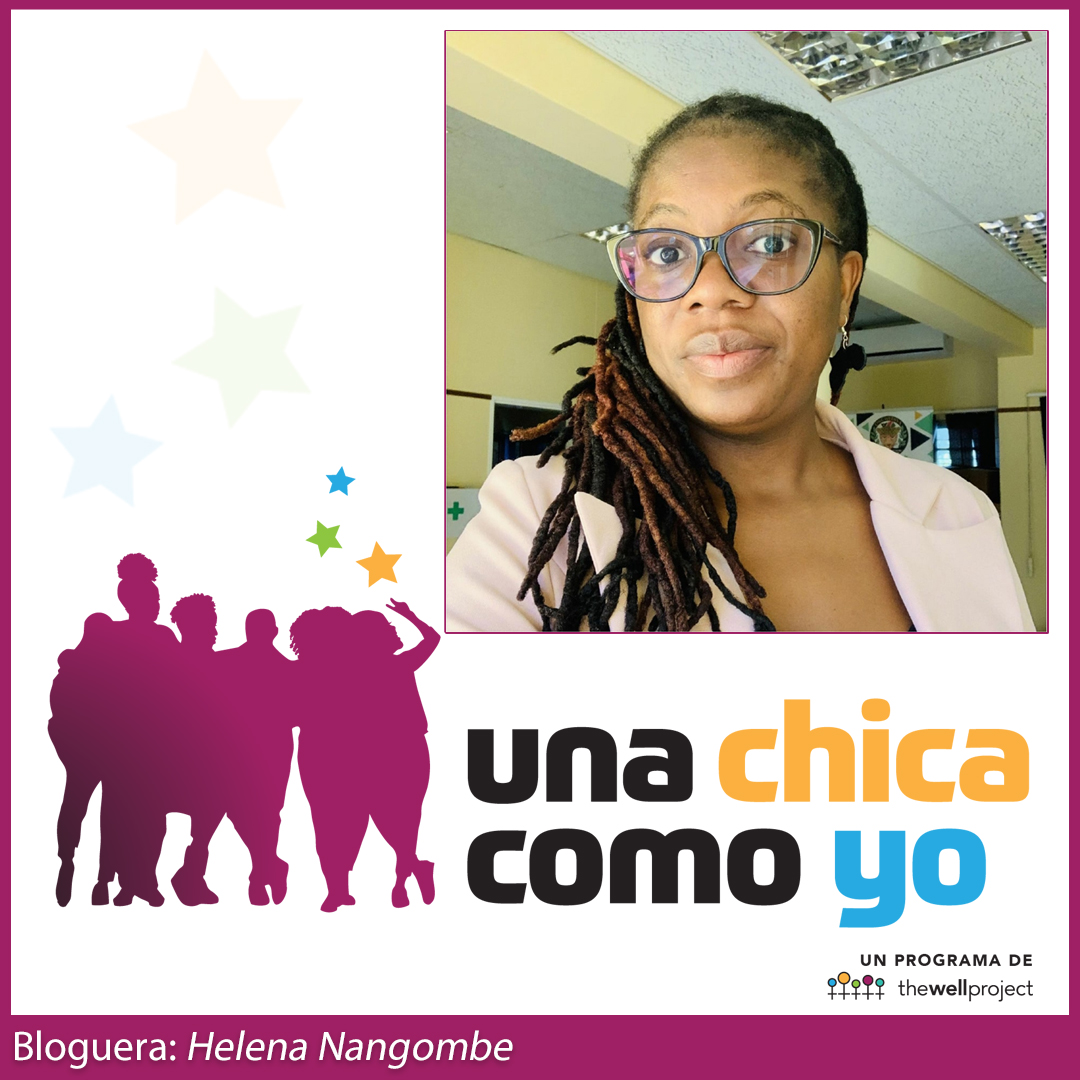 La bloguera Helena Nangombe y el logotipo de Una Chica Como Yo.